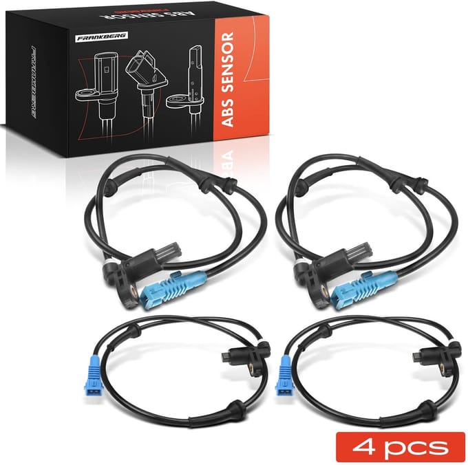Frankberg 4x ABS sensor voor- en achteras voor Peugeot 206 1998-2002