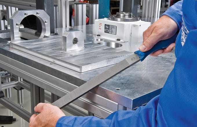 Werkplaatsvijl platte stomp 200 mm - Ergonomisch en efficiënt voor grove verspaning