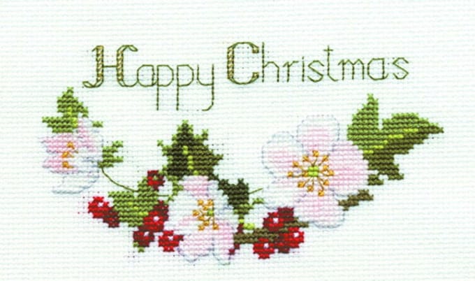 Kerstkaart Bothy Threads Telwerk CDX  25