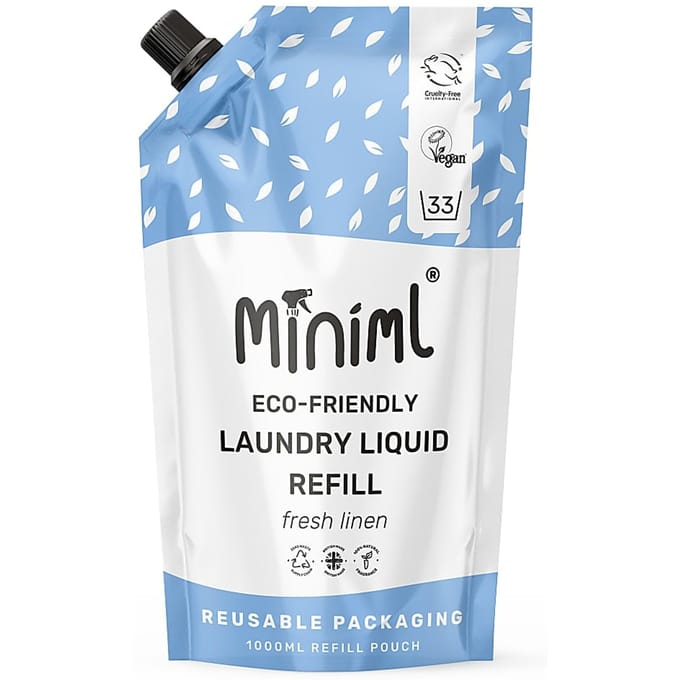 Miniml Wasmiddel Fresh Linen - 1L Refill