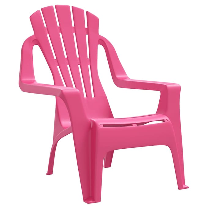 vidaXL - Kindertuinstoelen - 2 - st - hout-look - 37x34x44 - cm - polypropeen - roze