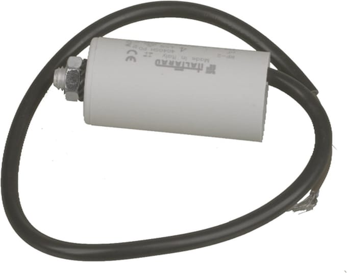 UNIVERSEEL - CONDENSATOR ELECTROL.MET DRAAD 4 µF 450 V -