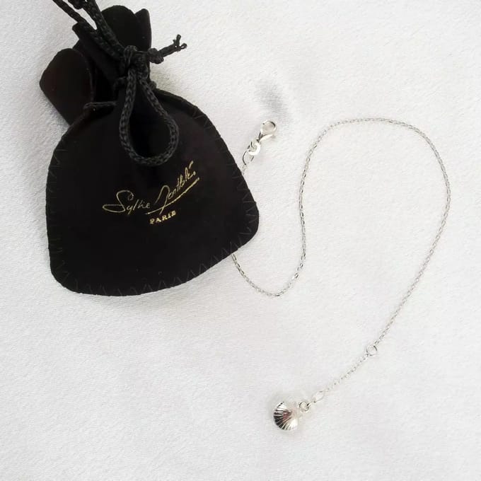 Sylvie Monthulé | Silver Anklet | Ocean Shell