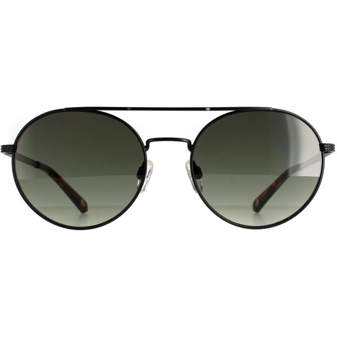 Ted Baker Round unisex zwart grijze TB1531 Warner zonnebril