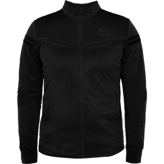Sergio Tacchini Lange Mouw Zip Up Zwart Heren Zone Track Jacket 38169 167