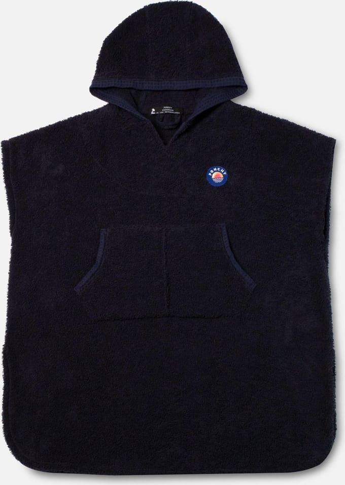 Ponchy - Azul Oscuro - Kinder Strandponcho - Middel - Badcape