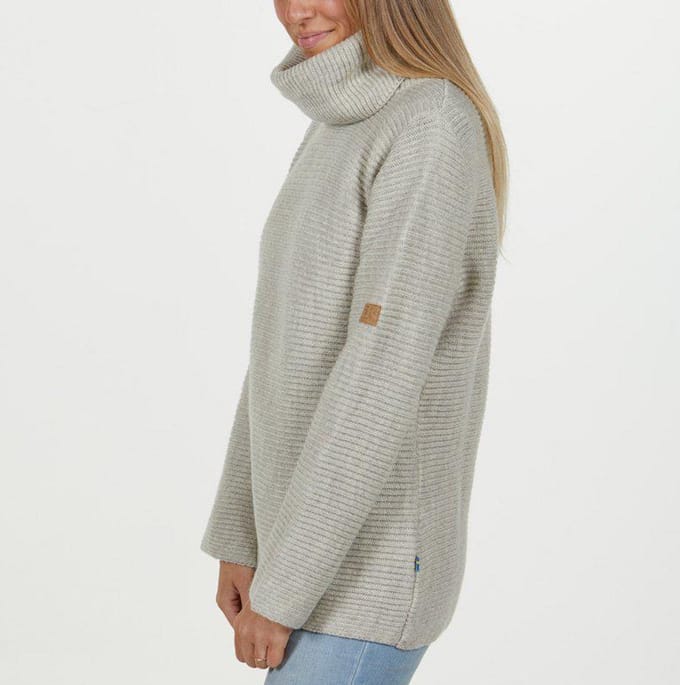 Ivanhoe trui NLS Holly Natural White Coll - 100% zuivere ongeverfde wol