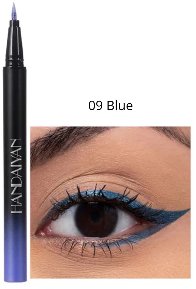 Vivid Metallic Liquid Eyeliner - 09 Blue - Waterproof - 0.8ml