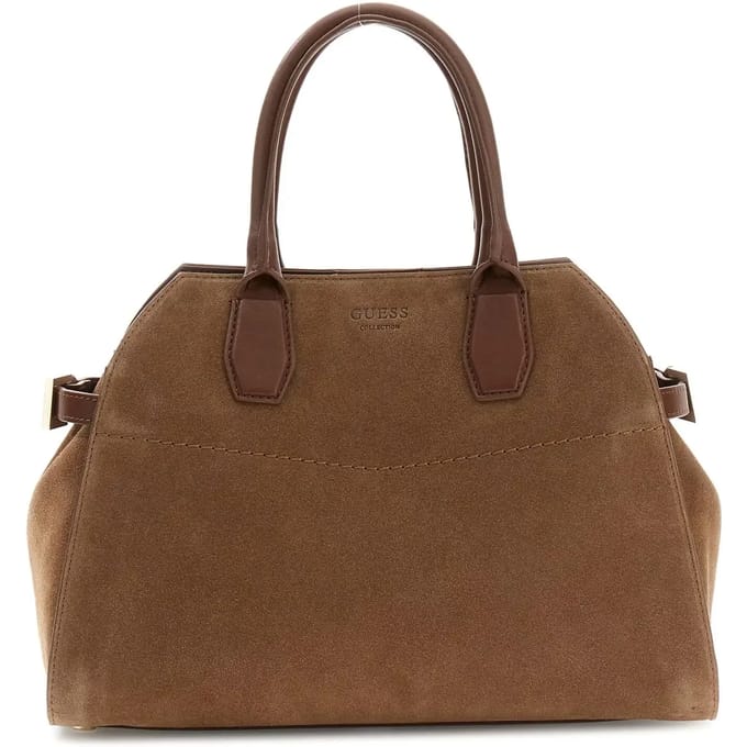 Guess Liza Handtas Leder 31 cm - Dames - chocolate