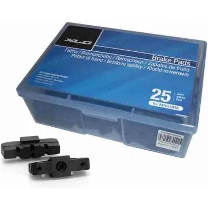 Doos van 25 hydraulische velgremblokken XLC BS-X06 Magura Hs