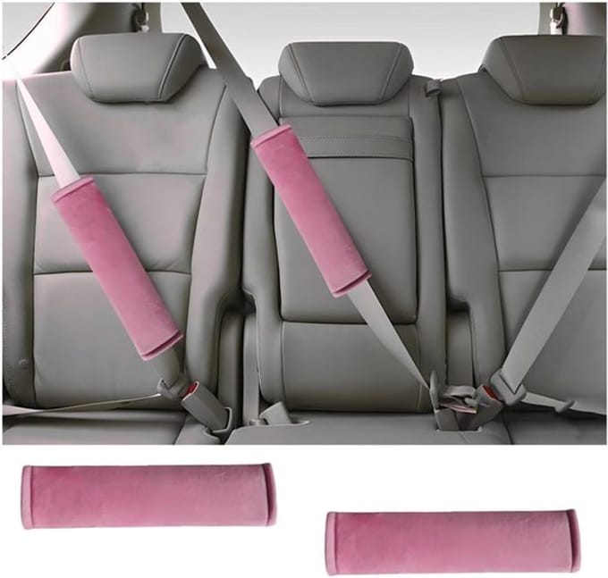 Allecto - Autogordelkussens - Comfortabel en Veilig - Roze