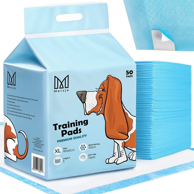 Mersjo - Hygiënische Pads - XL 90x60 - 100 stuks - Super Absorberend