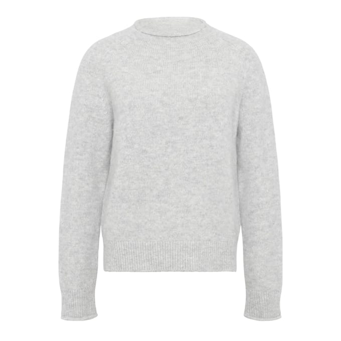 Boss Fesperanasy-sweatshirt voor dames (Lichtgrijs)