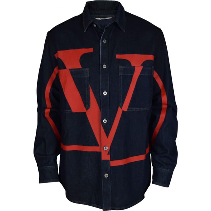 Valentino Garavani Spijkerjasje Blauw