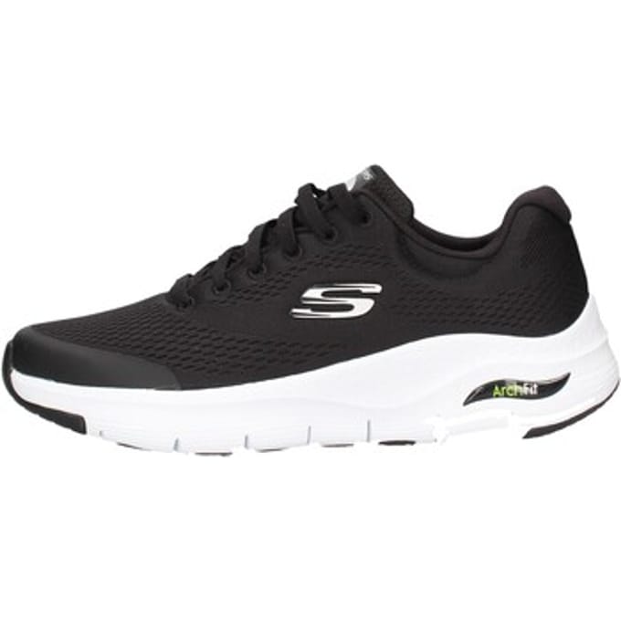 Skechers Arch Fit Heren Sneakers - Black/White