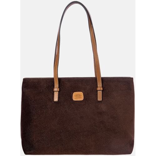 Bric's Vittoria Life shopper brown tabac