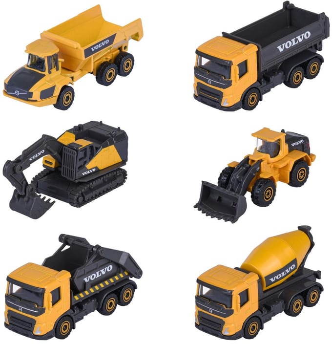 Majorette Volvo Construction 3 Pieces Set