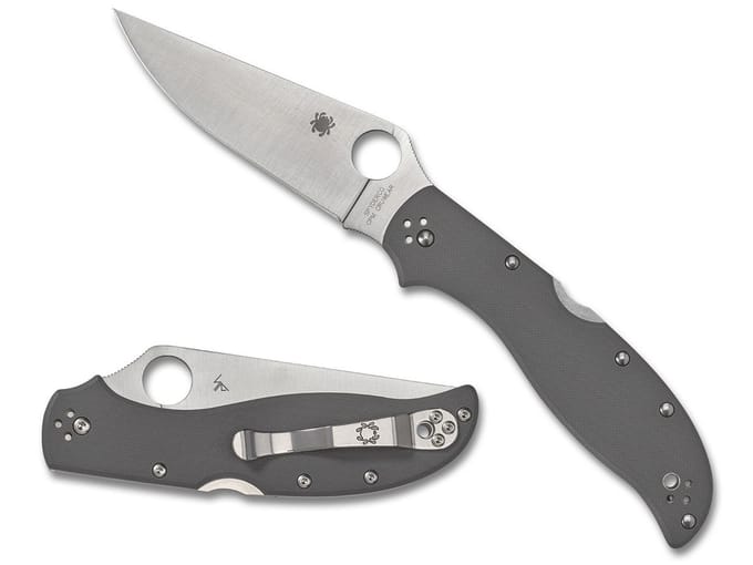Spyderco Zakmes Stretch 2 XL Grijs CPM Cru-Wear PE