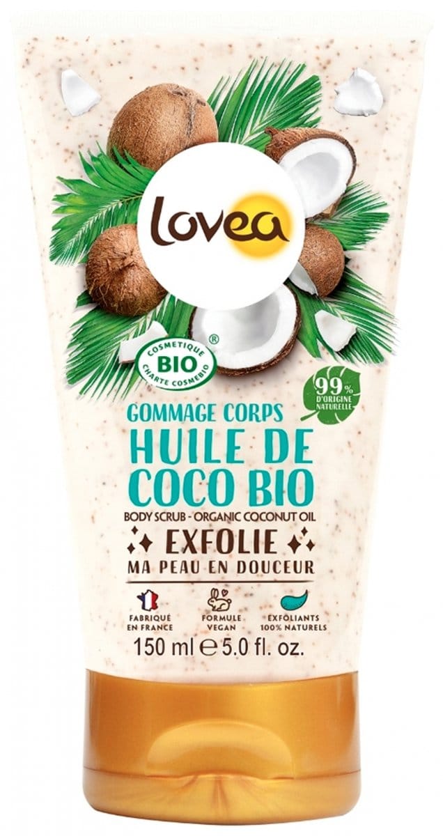 Lovea Biologische Body Scrub Kokos - 150 ml