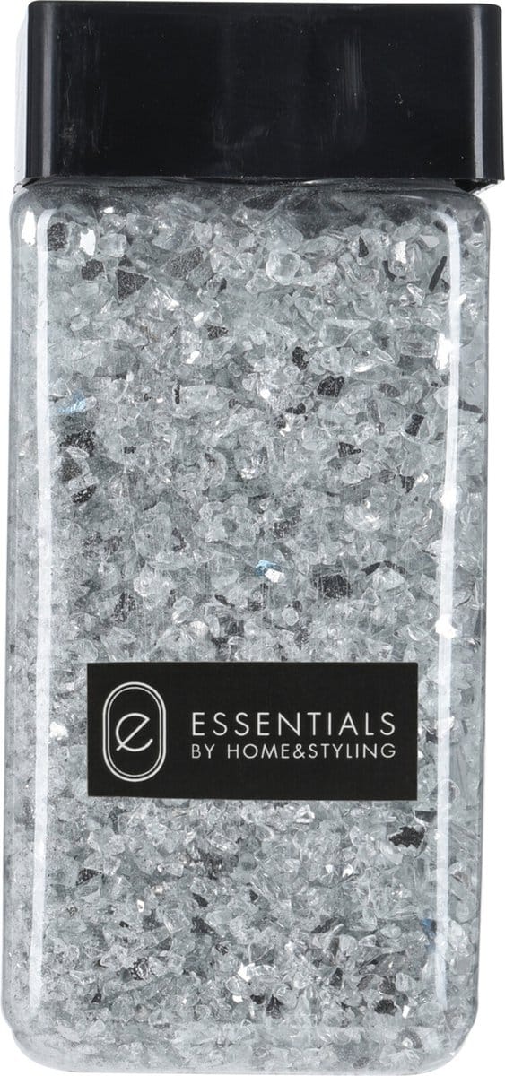 Decoratie steentjes/hobby steentjes - Zilver - 550 ml - 2/4 mm