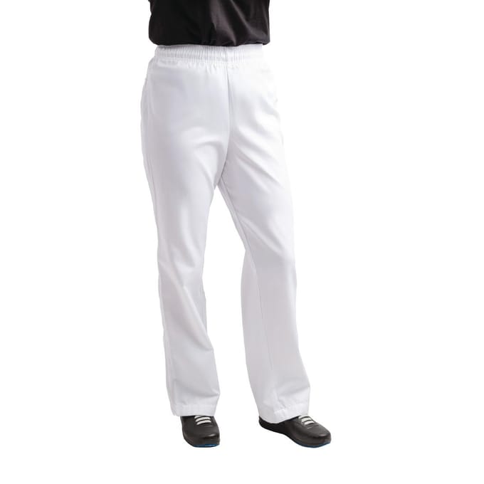 Whites Easyfit Teflon unisex koksbroek wit M