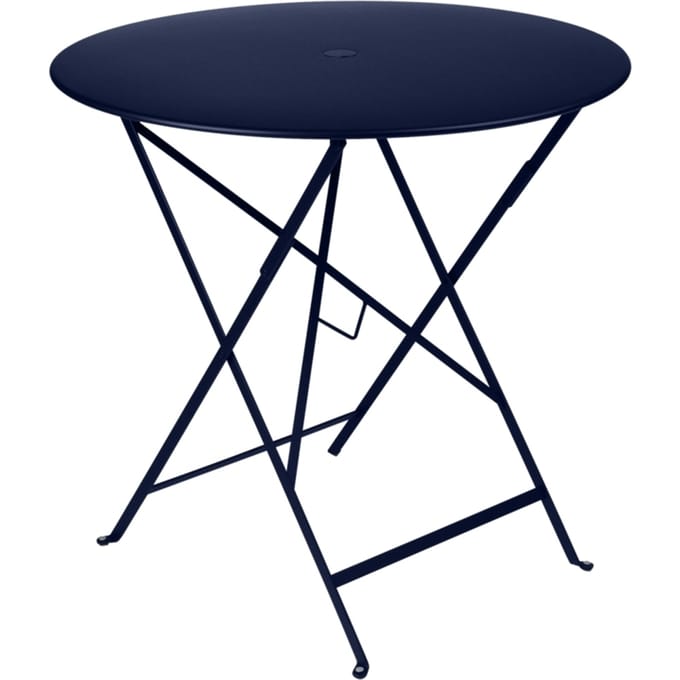 Fermob BISTRO klaptafel rond - 92 abyssblauw - Ø 77 cm