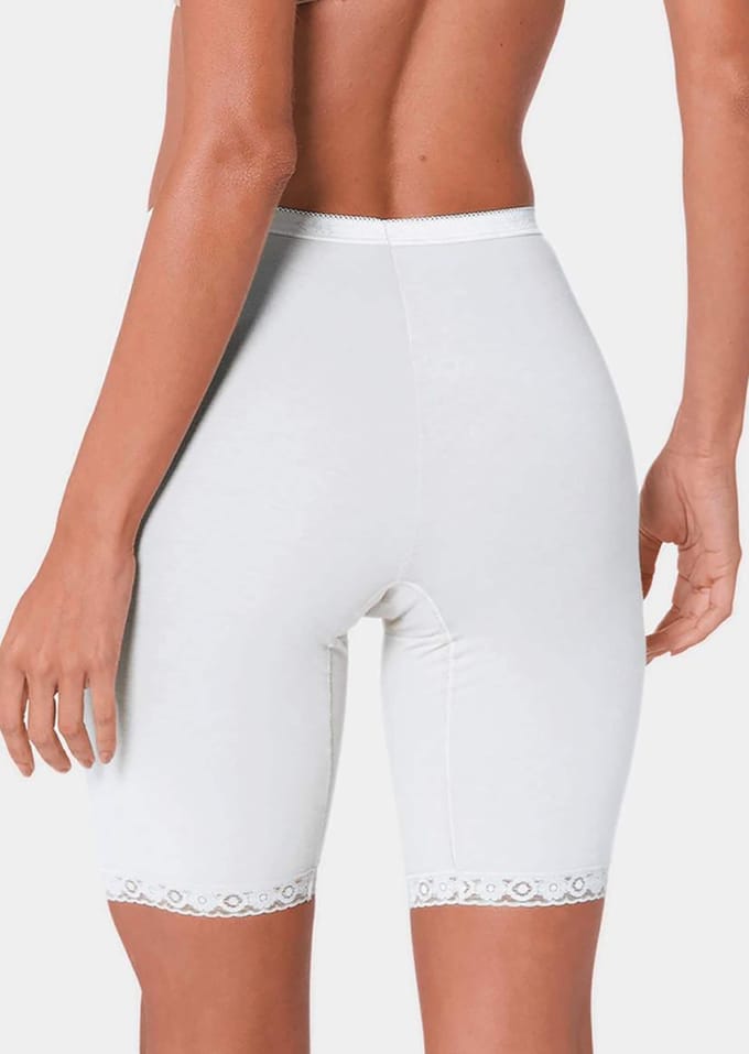 Slip met lange pijpen - wit - Gr. 44 van Goldner Fashion