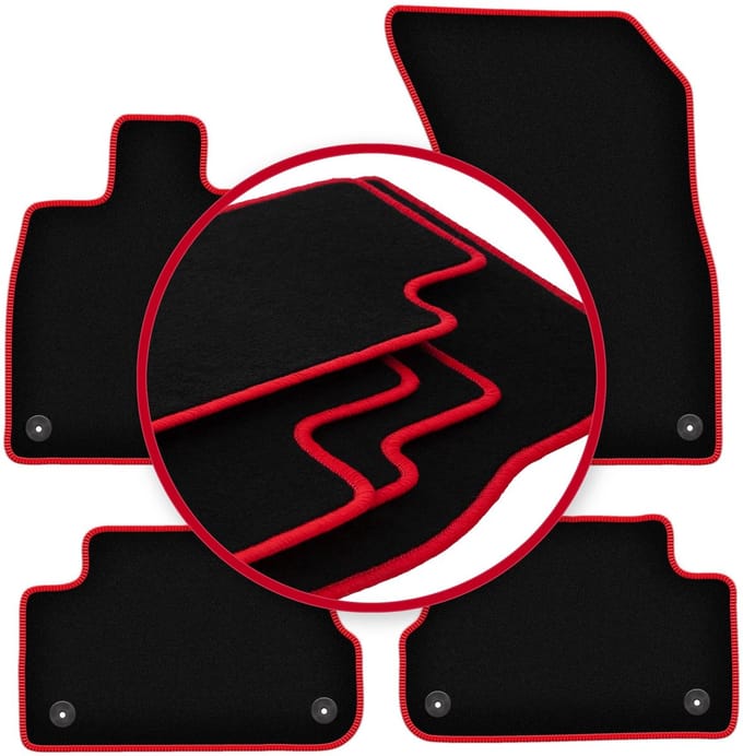 CARLUX-RED automatten voor: Audi Q5 II FY / F5 SUV (2017-)