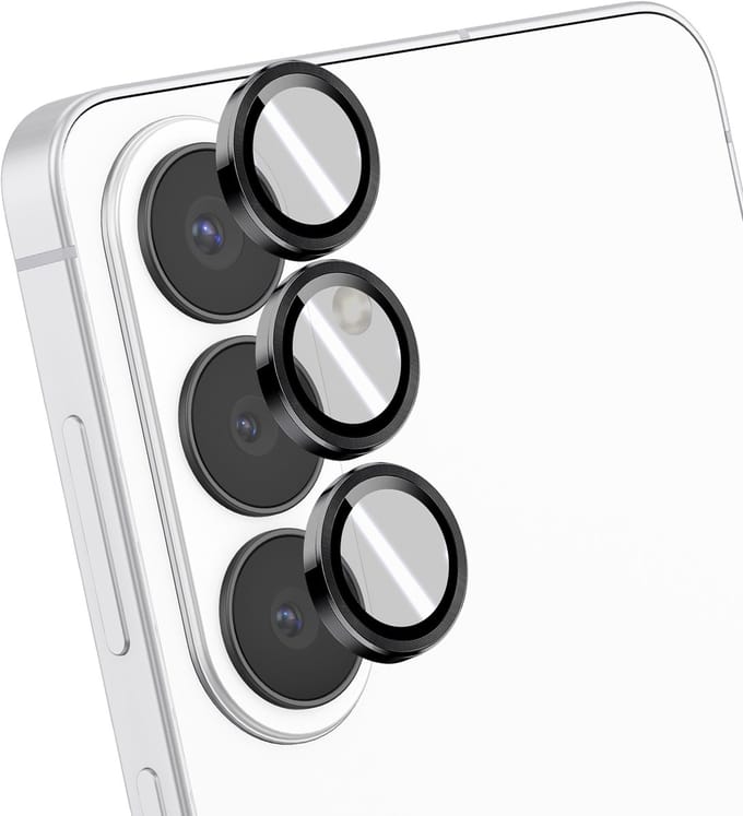 Blue Star, Lens Protector Geschikt Voor Galaxy S26 Plus Applicator, Zwart / Transparant