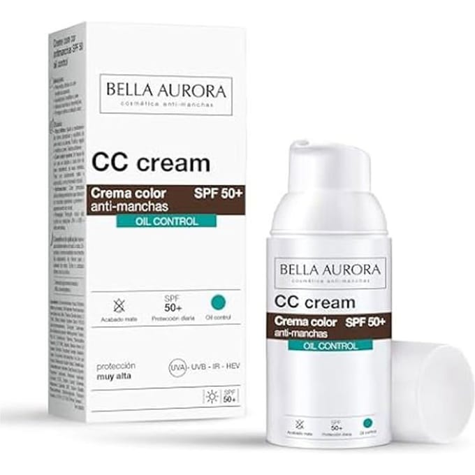 Cc Cream Anti-Vlekken Olievrij Spf50 30 Ml
