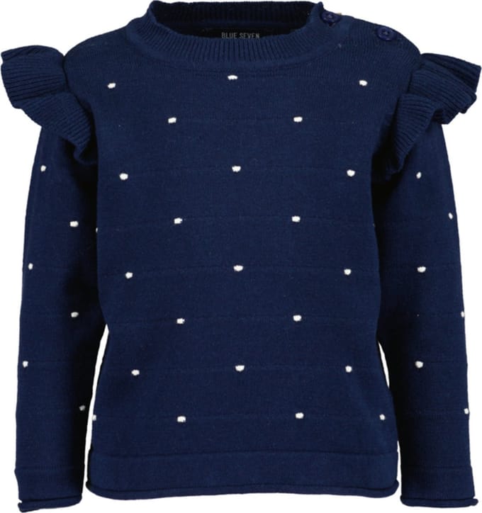 Blue Seven-Mini meisjes pullover-Nacht blauw