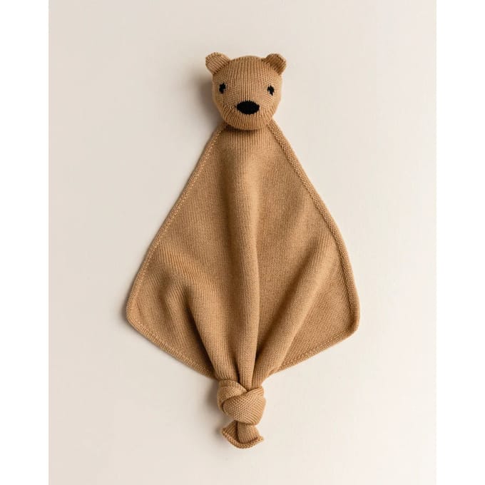 HVID knuffeldoekje Teddy tokki ochre