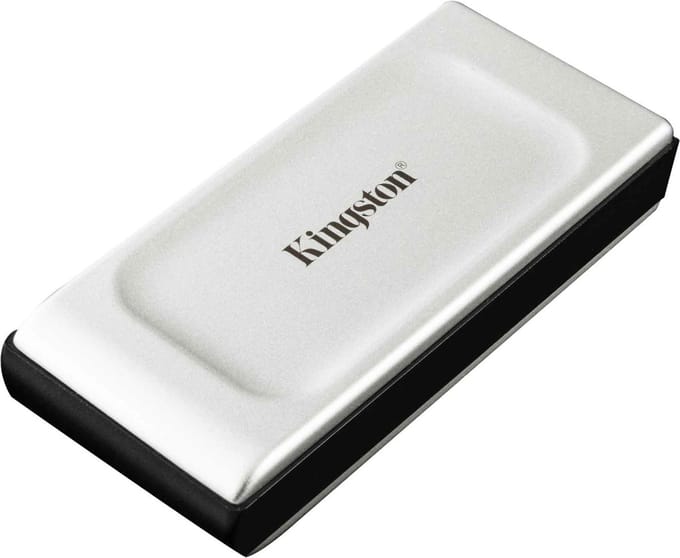 Kingston XS2000 1 TB Externe SSD harde schijf USB-A 3.2 Gen 2 Zilver SXS2000/1000G