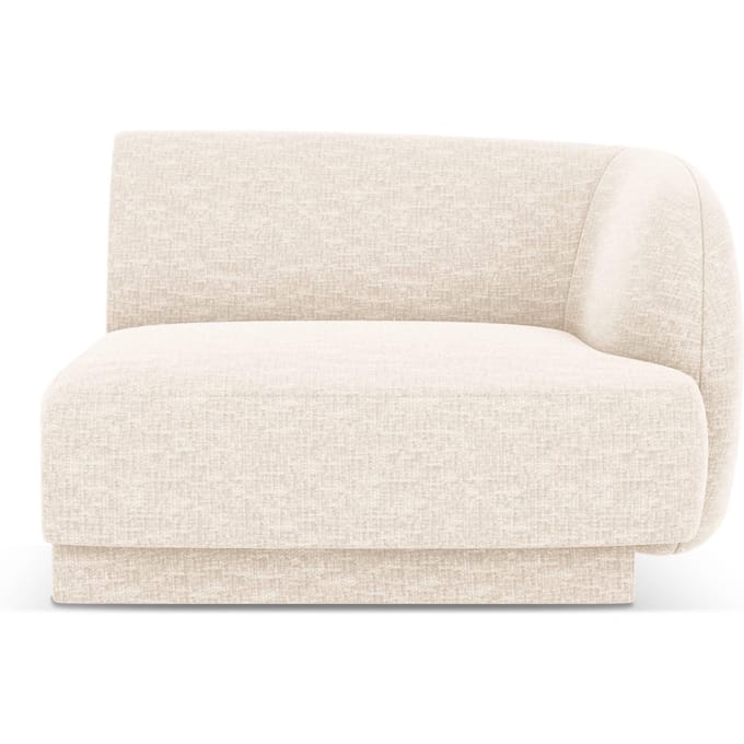 Modulair hoekelement Miley rechts chenille | Micadoni Limited Edition
