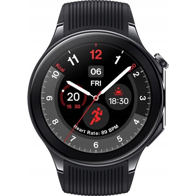 Nieuwe Smartwatch OnePlus Watch 2 1.43'' AMOLED Scherm WiFi GPS IP68 Google Pay Black