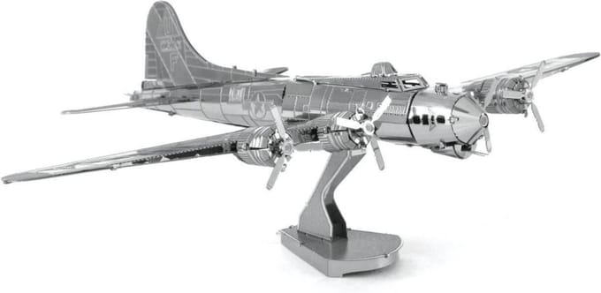 Metal Earth Modelbouw 3D B17 Flying Fortress - Metaal