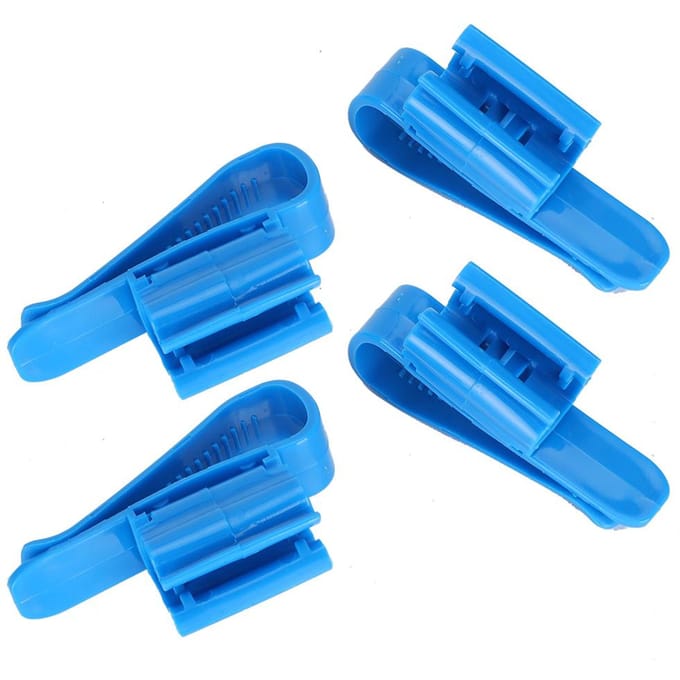 4 stuks Waterpijp Vaste Klem Multifunctionele Plastic Vis Tank Aquarium Slanghouder blue