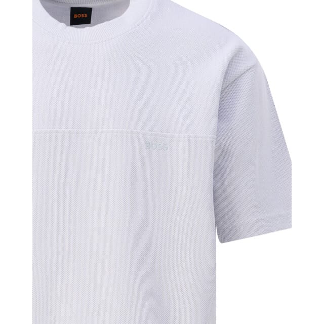 Regular fit T-shirt van katoenmix model 'TE_HIVE'