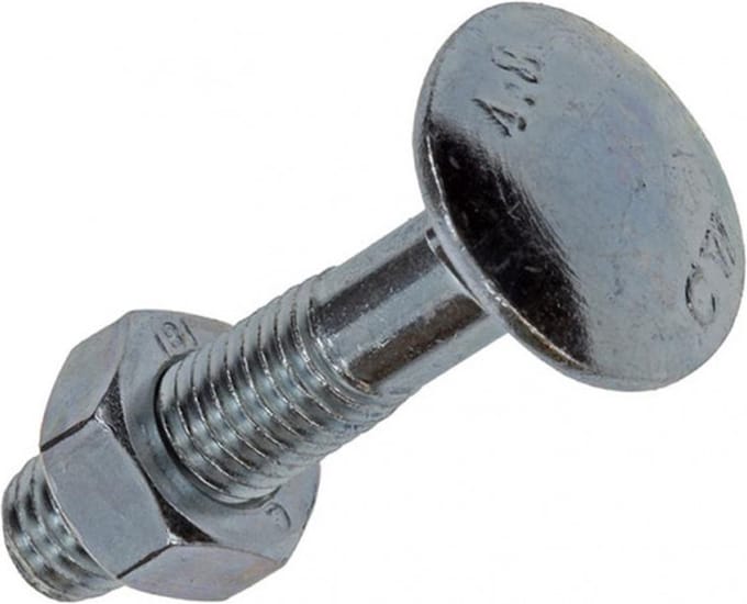 Mack HOUTBOUT + MOER VERZINKT 22 ST M8 X 40MM