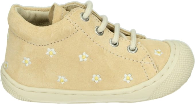 Naturino - COCOON EMBR.DAISIES - Half-hoog - Kleur: Wit/beige - Maat: 20