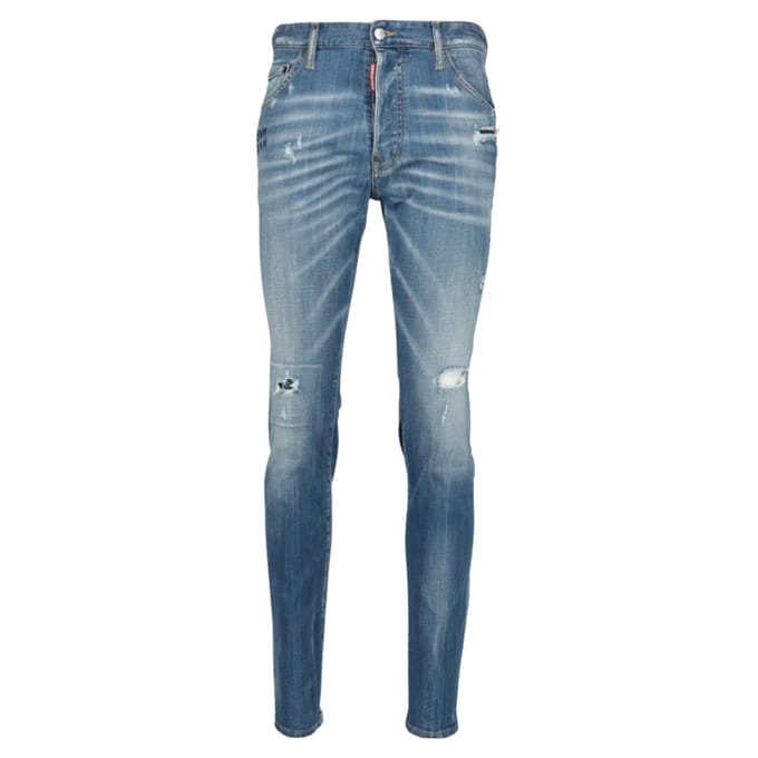 Dsquared2 Cool Guy Jeans Verstevigd Met Een Verweerd Effect Blauwe Jeans