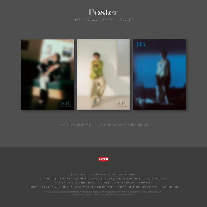 BOBBY(IKON) - SIR 1e solo-singlealbum + gratis geschenk 1ea black