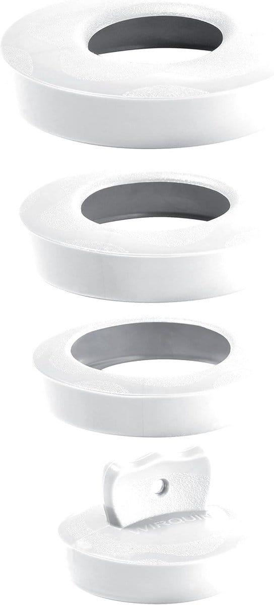 Stop Universeel - Afvoerstop Set - Badkamer Onderhoud - Robuust ABS Plastic - Ø 36-58 mm - Wit