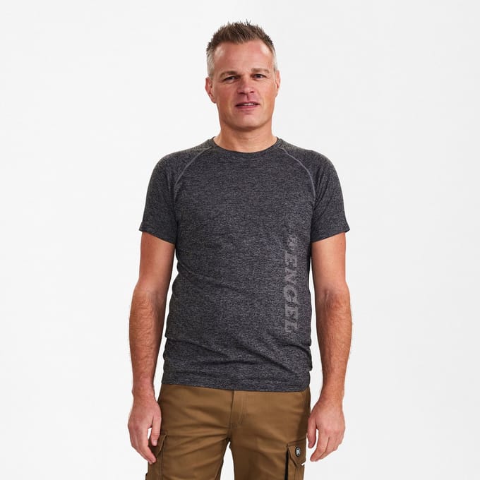 Engel X-treme naadloos T-shirt 9060-155 - Anthracite Grey Melange - S/M