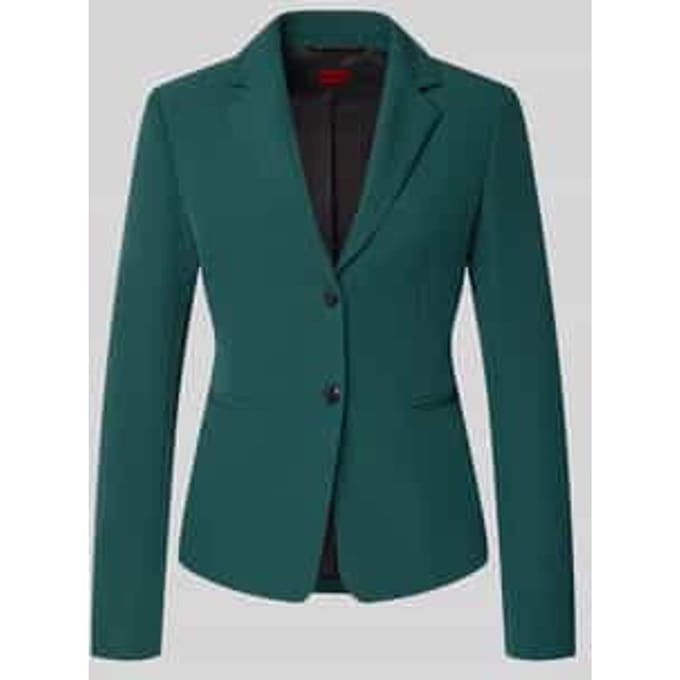Slim fit korte blazer met 2-knoopssluiting, model 'AGONIA'