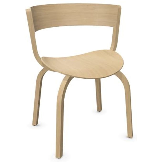 Thonet - 404 F stoel - licht eiken - bruin