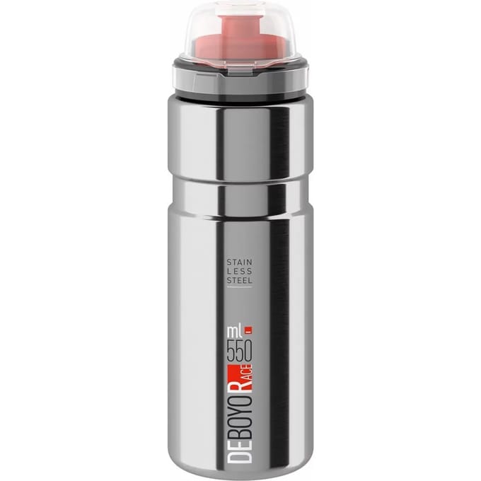 Bouteille de Vélo Thermos 550 ml Elite Deboyo Race Embout en Acier + Bouchon