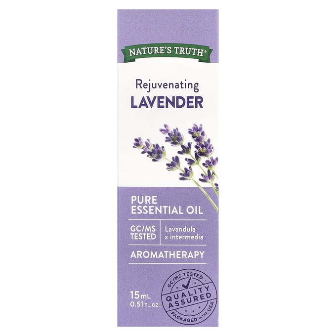 Nature'S Truth, Pure Essential Oil, Rejuvenating Lavender, 15 Ml (0.51 Fl Oz)