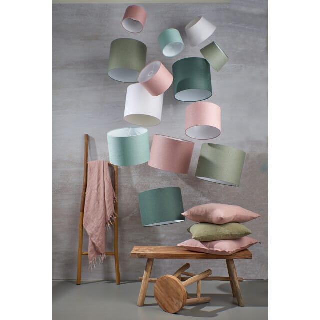 Light & Living - Lampenkap LIVIGNO - 25x18x14cm - Wit