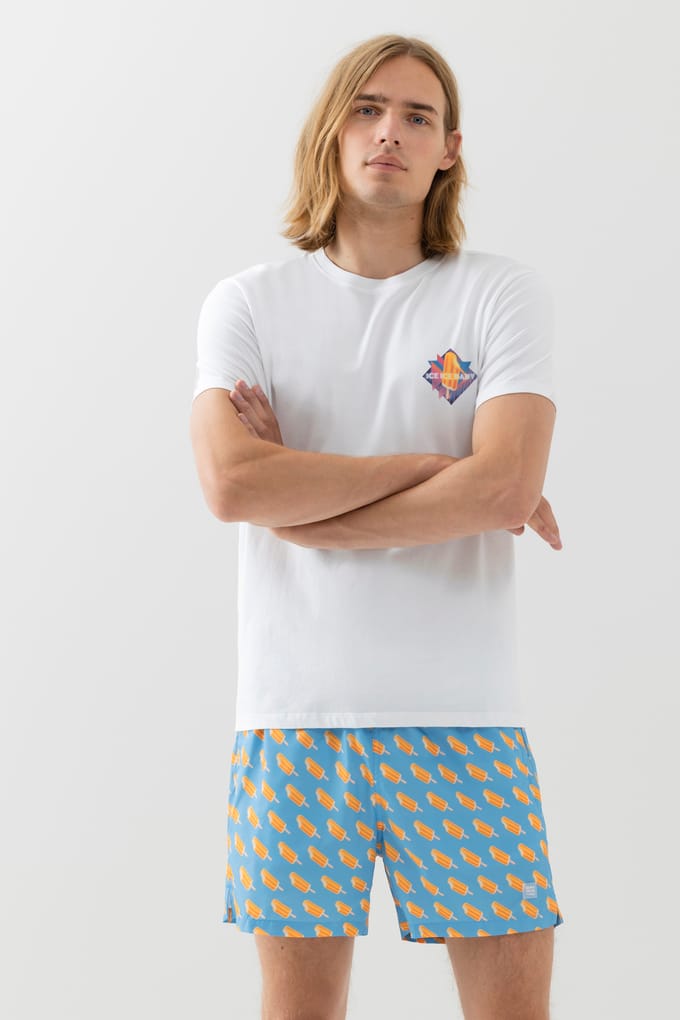 T-shirt Serie RE:THINK ICE Wit